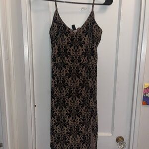 Brown and Black Windsor Dress